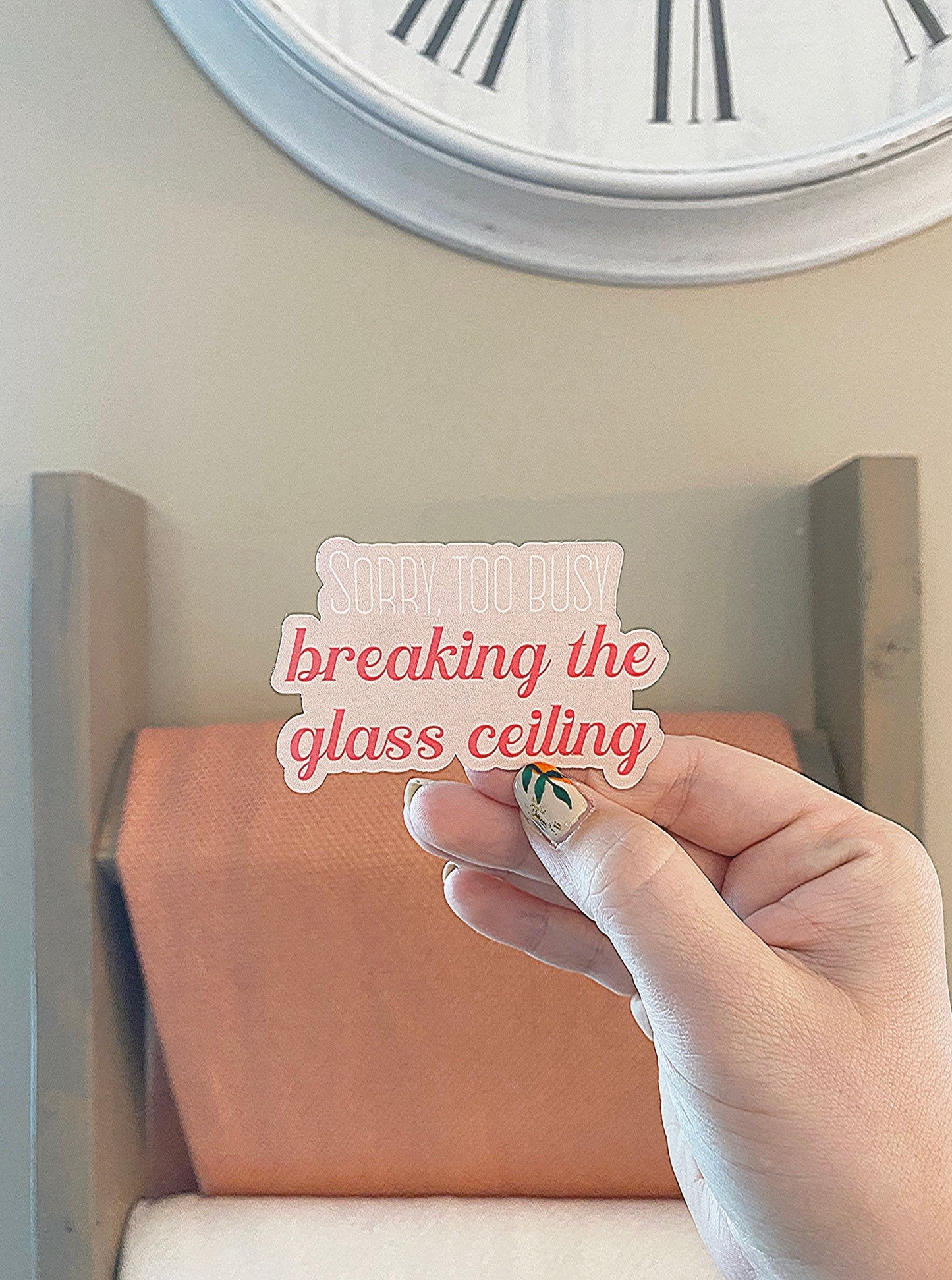 Break the Glass Ceiling Sticker