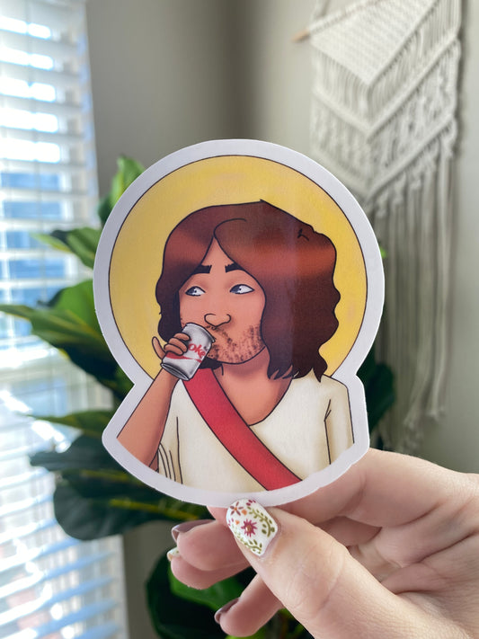 Jesus’ Favorite Soda Sticker