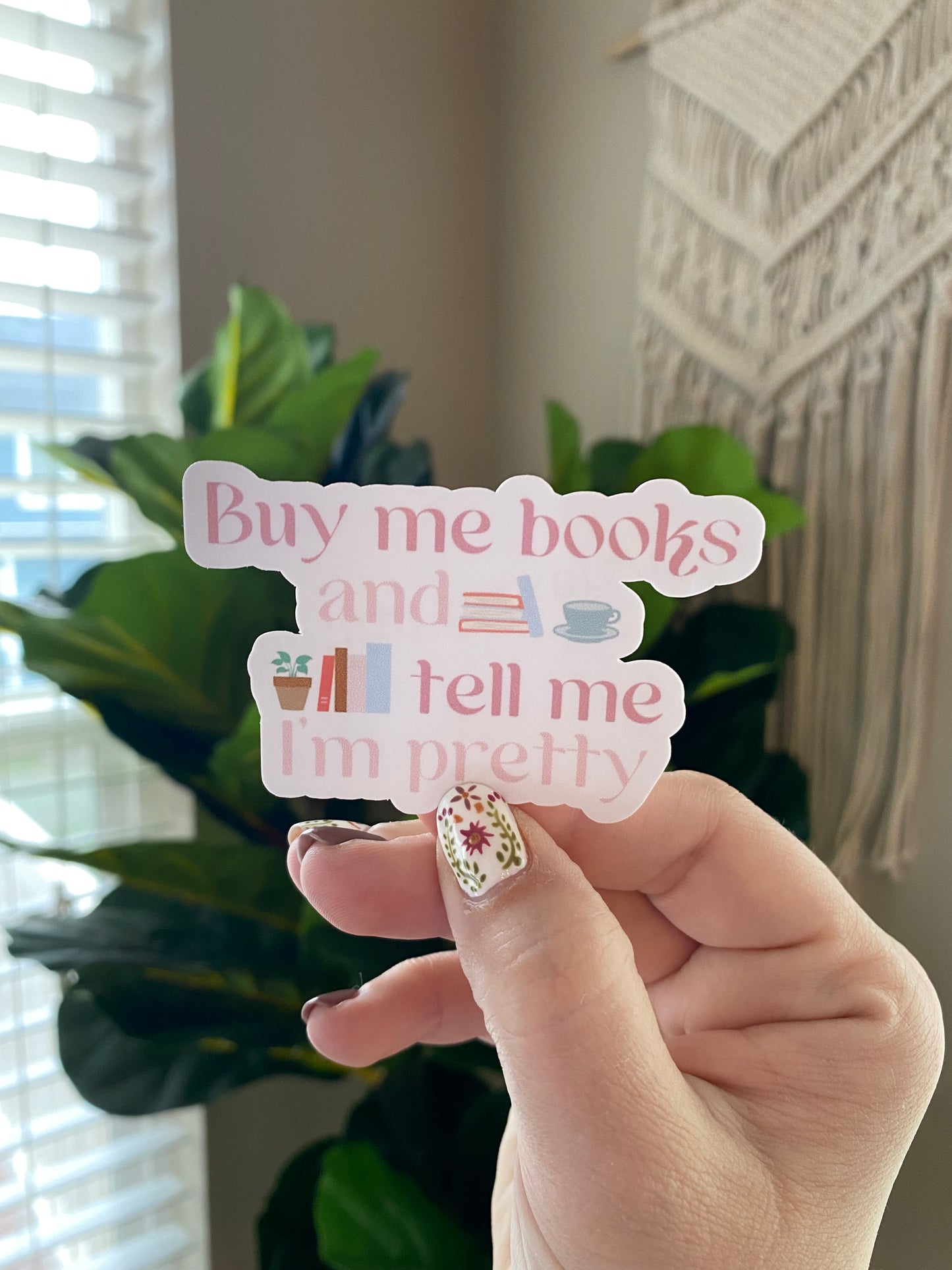 Buy Me Books Sticker