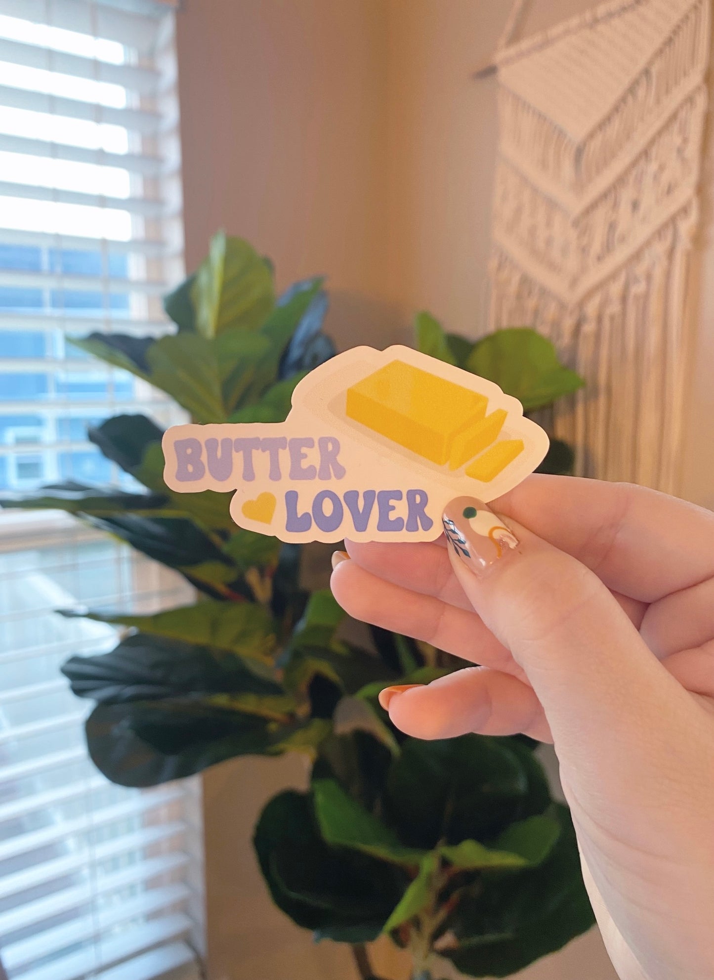 Butter Lover Sticker