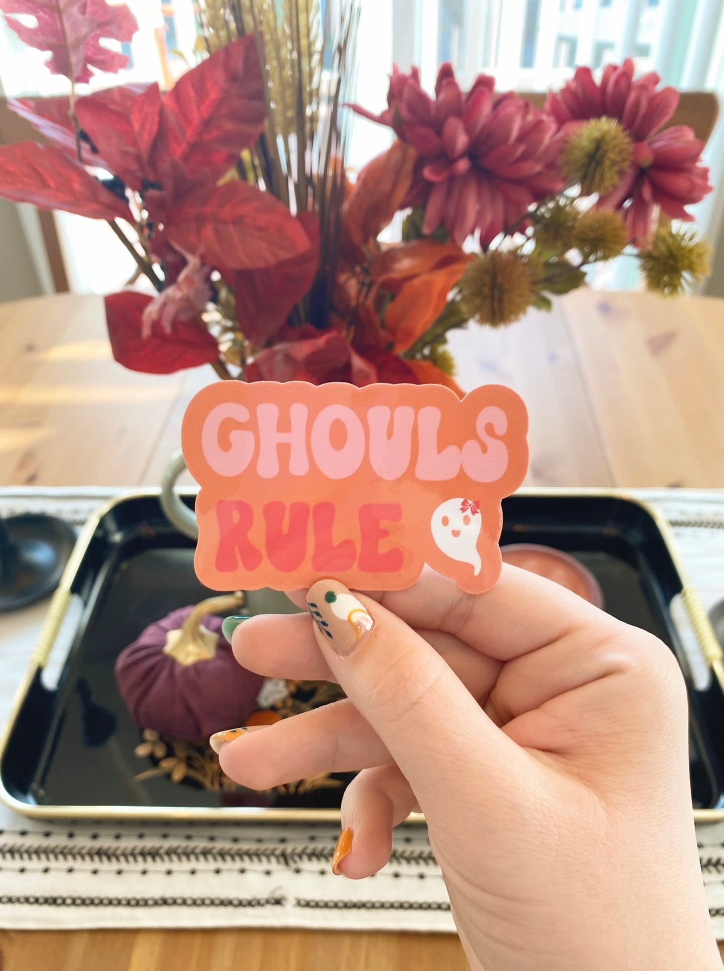 Ghouls Rule Sticker