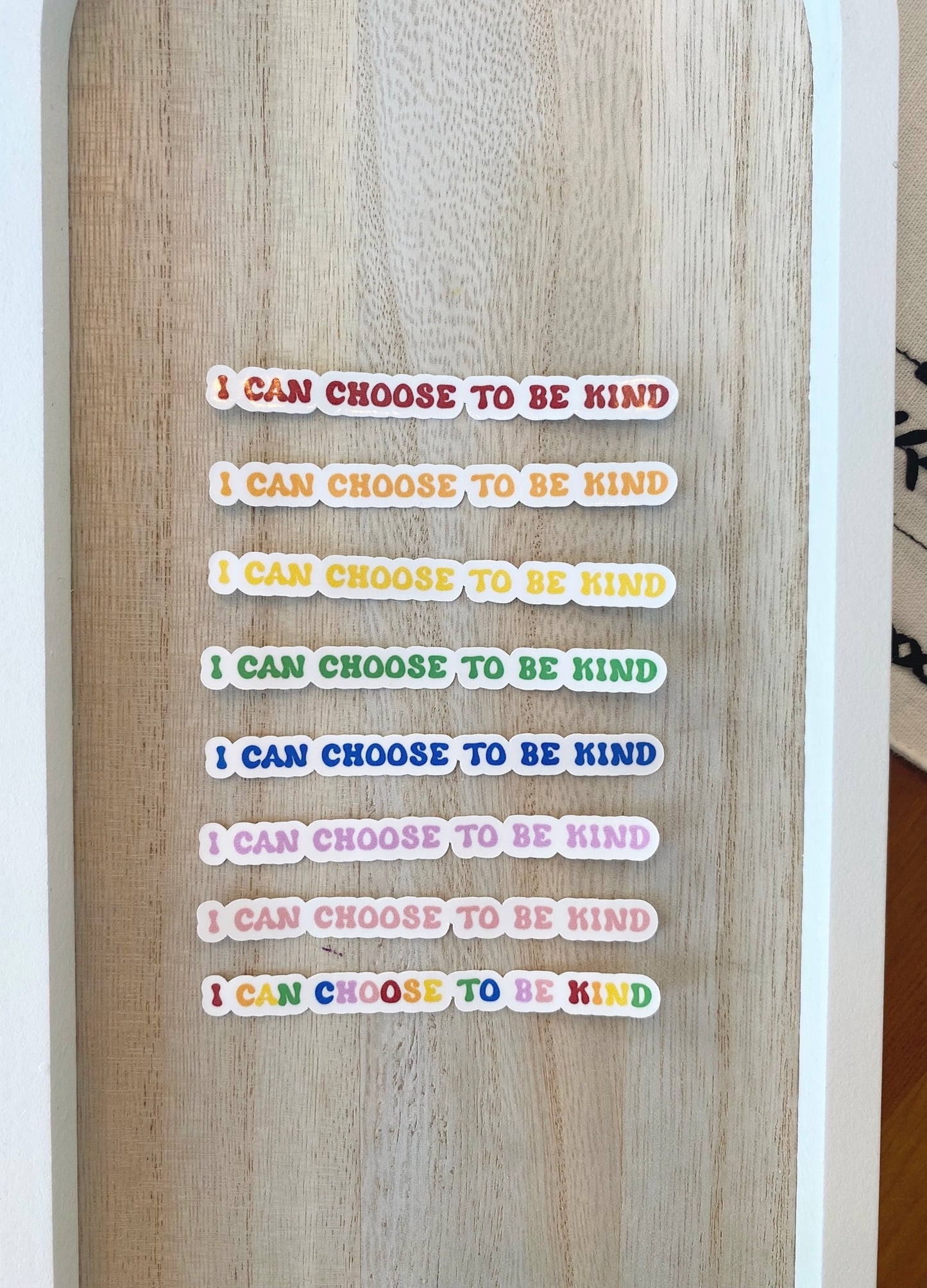 I Can Choose to Be Kind Kid Affirmation Sticker