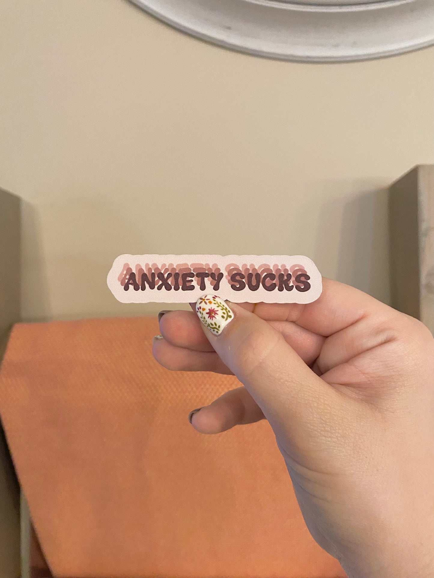 Anxiety Sucks Sticker